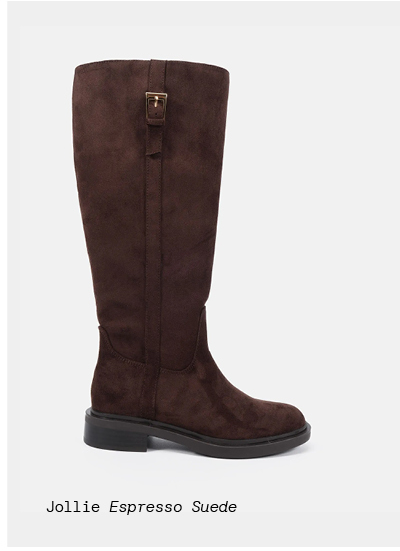 Jollie Espresso Suede