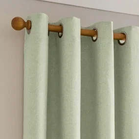 Luna Brushed Eyelet Curtains (Blackout Available)