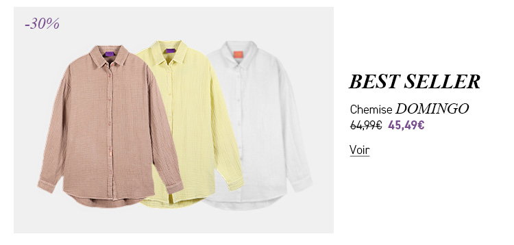 Chemise manches longues DOMINGO