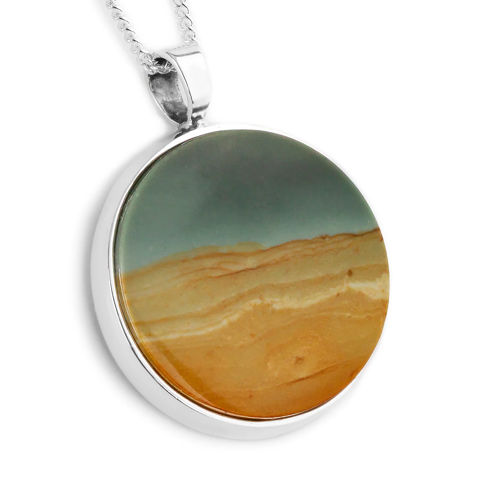 Image of 'Peaceful Wilderness' Maligano Jasper Necklace - Natural Designer Gemstones