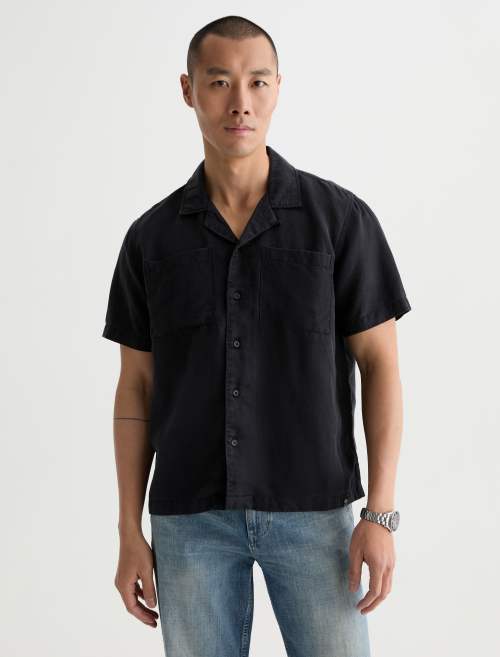 Marco Camp Shirt in True Black