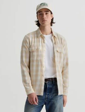 Curtis Work Shirt in Natural Multi