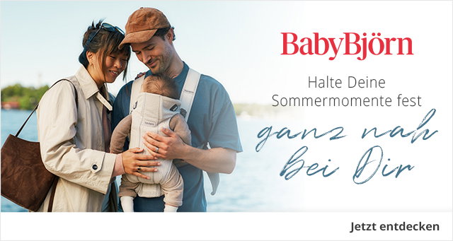 BabyBjörn - halte Deine Sommermomente fest - ganz nah bei Dir