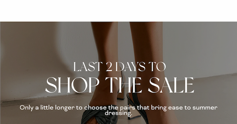 Last 2 days to shop the sale.