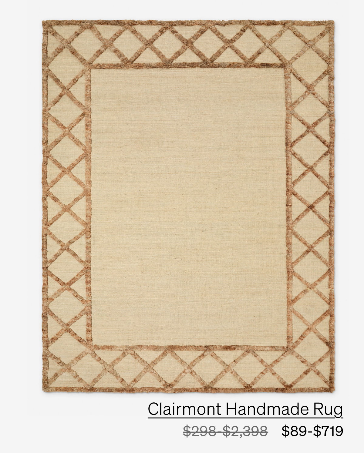 Shop Clairmont Handwoven Jute Rug