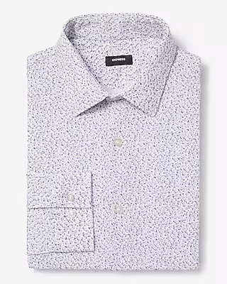 Slim Mini Ditzy Floral Modern Tech 1MX Dress Shirt