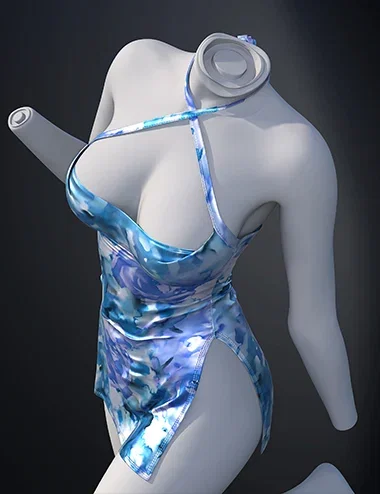 dForce SU Crossed Sling Dress for Genesis 9