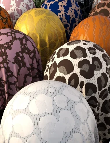 Animal Print Fabric Iray Shaders - MR