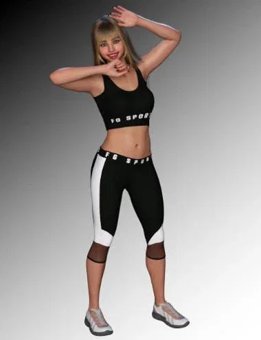 FG Women Training Outfit for Genesis 9