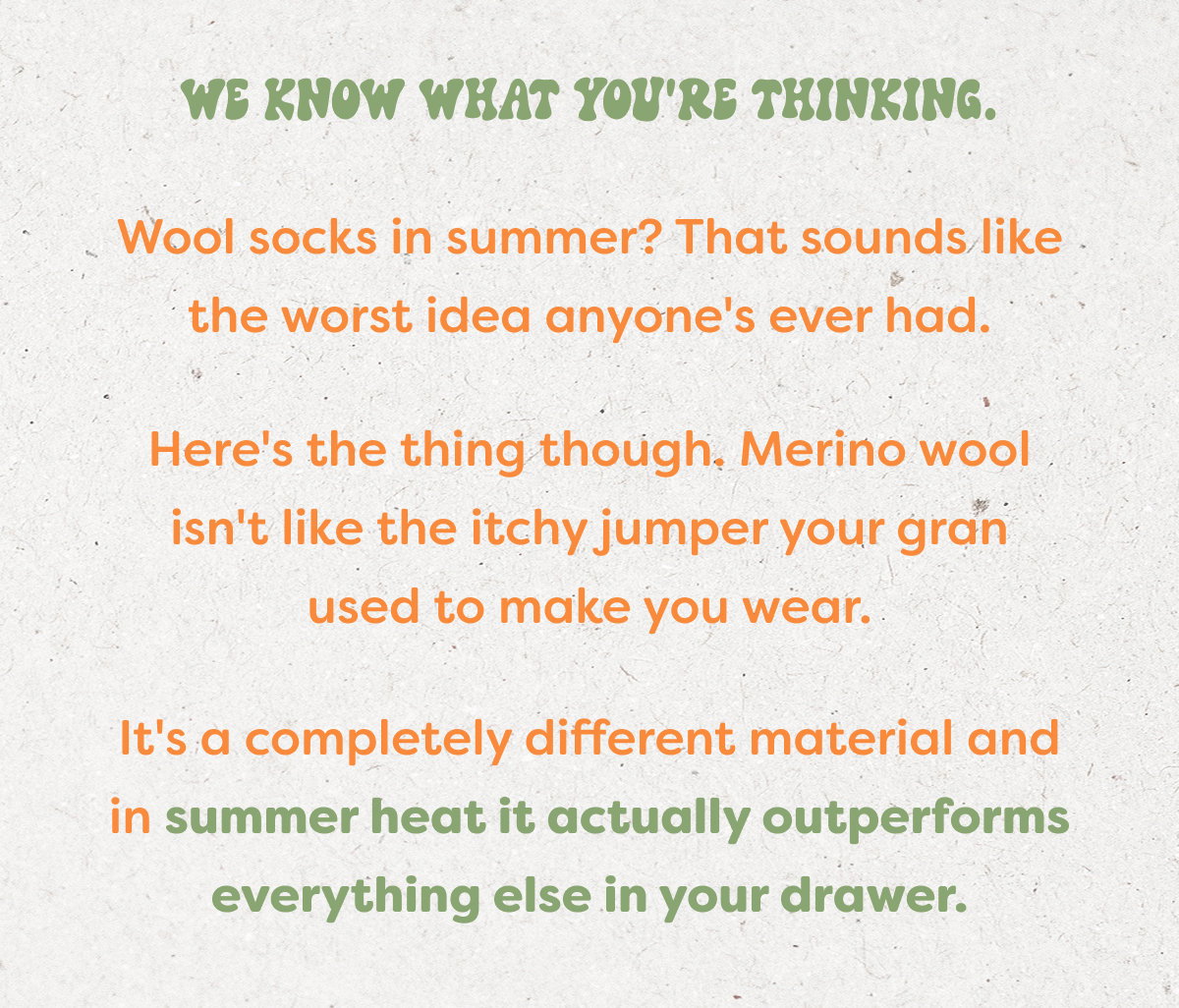 We know what you're thinking