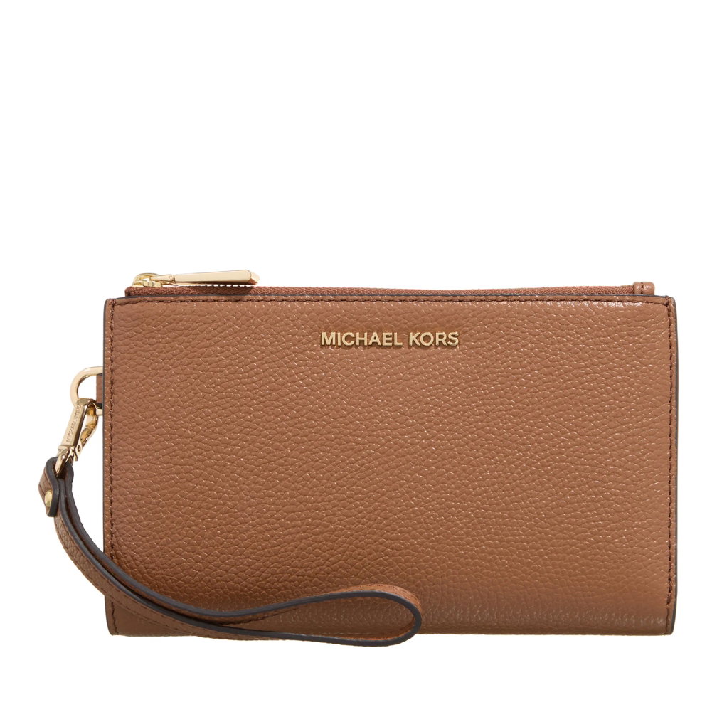 MICHAEL Michael Kors Dblzp Wristlet Luggage Wallet On A Chain