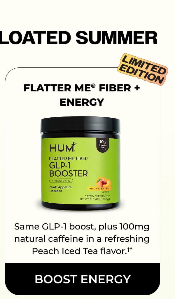 Flatter Me Fiber - GLP-1 Booster Peach Tea