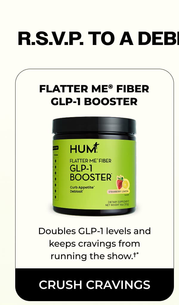 Flatter Me Fiber - GLP-1 Booster Strawberry Lemon