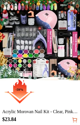 Acrylic Morovan Nail Kit - Clear...