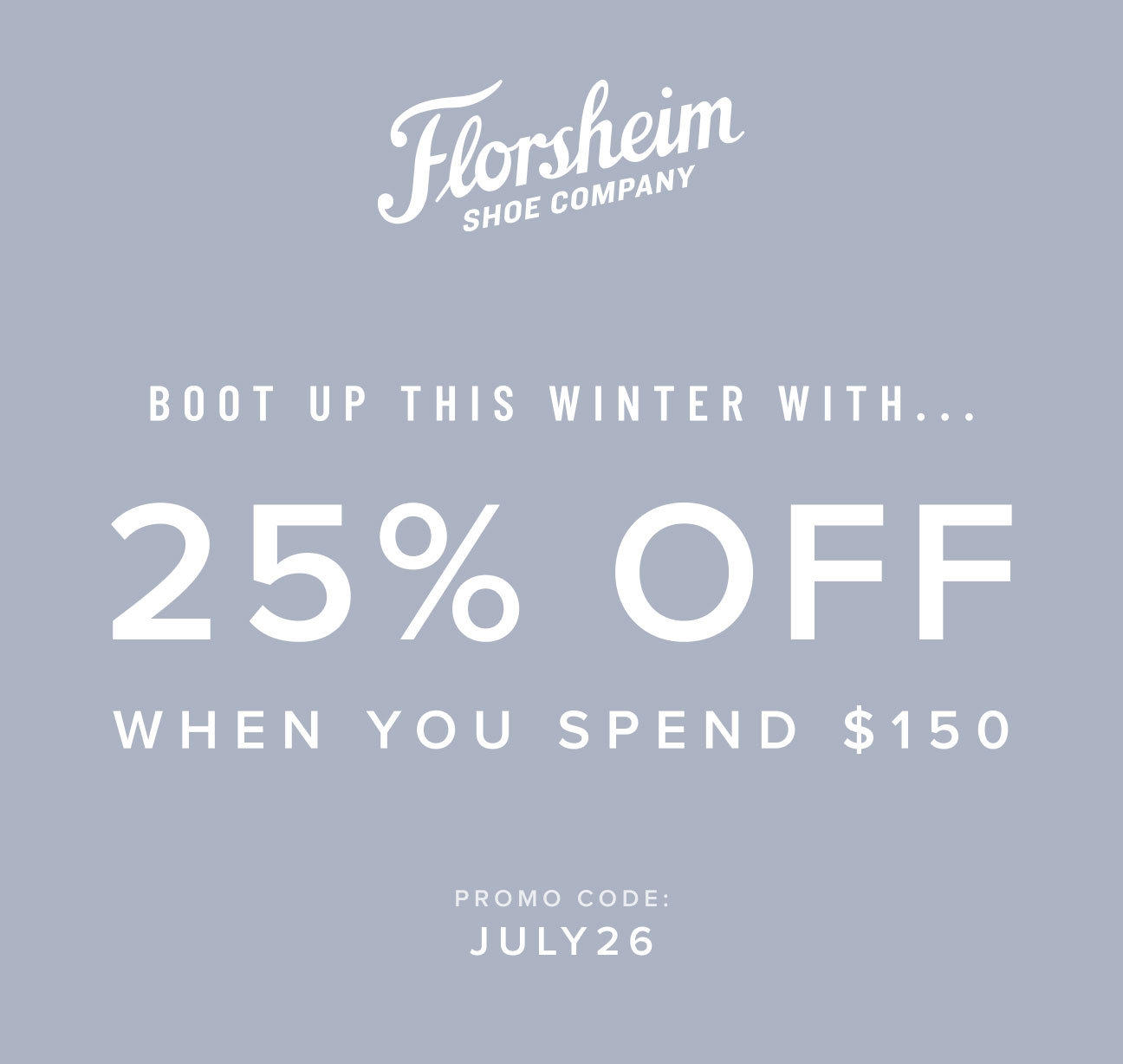 25% Off When You Spend $150. Display images to learn more.