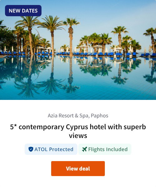 5* contemporary Cyprus hotel with superb views