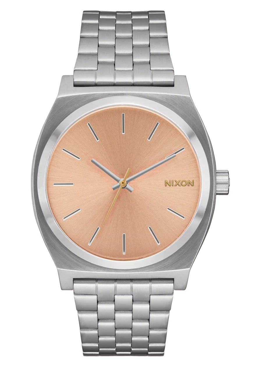 Image of Time Teller - Silver / Coral