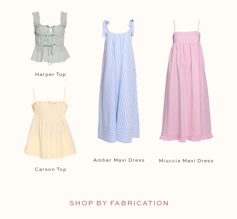 Shop our favorite cotton and linen pieces.