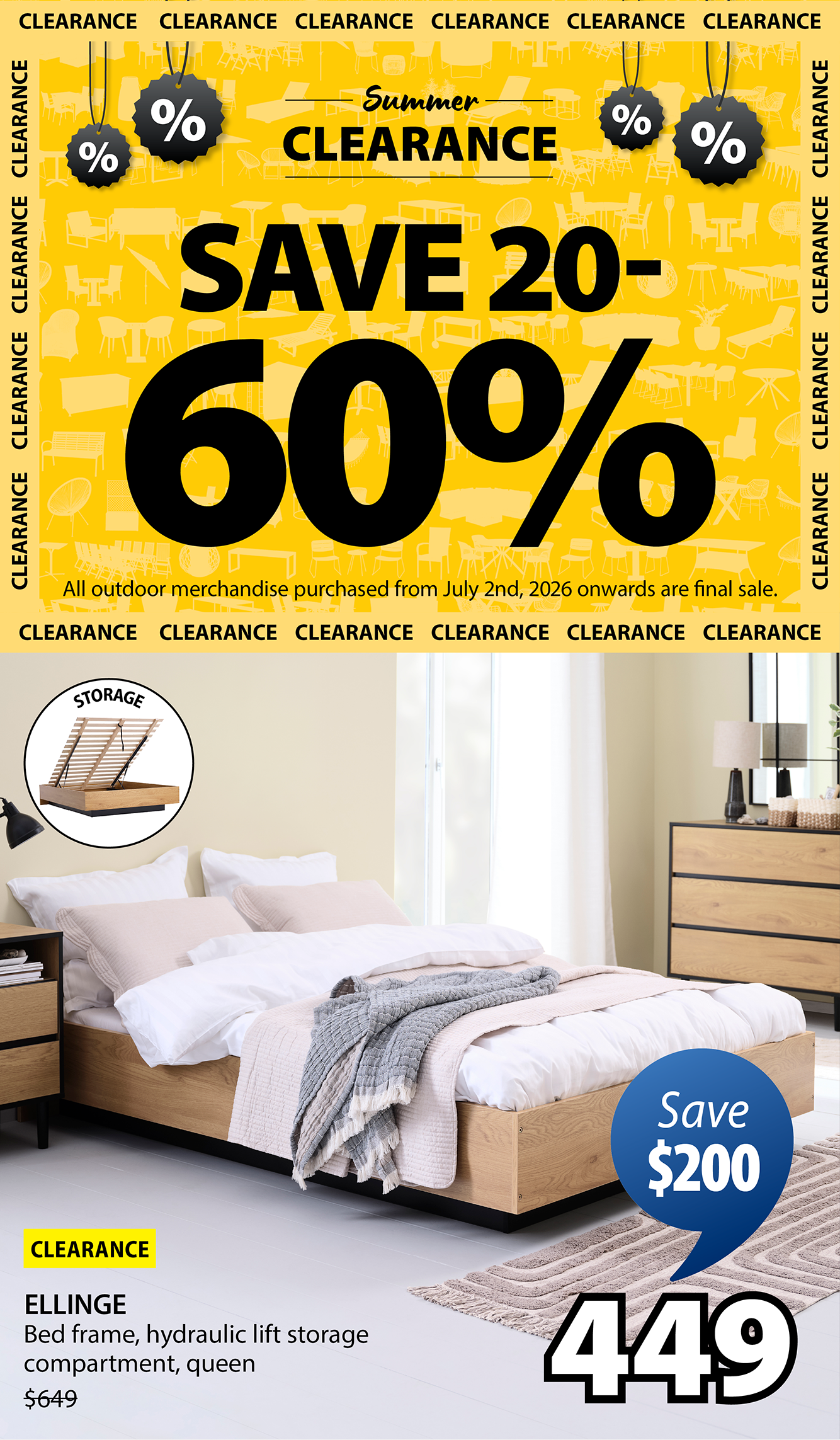 Summer CLEARANCE SAVE 20-60%