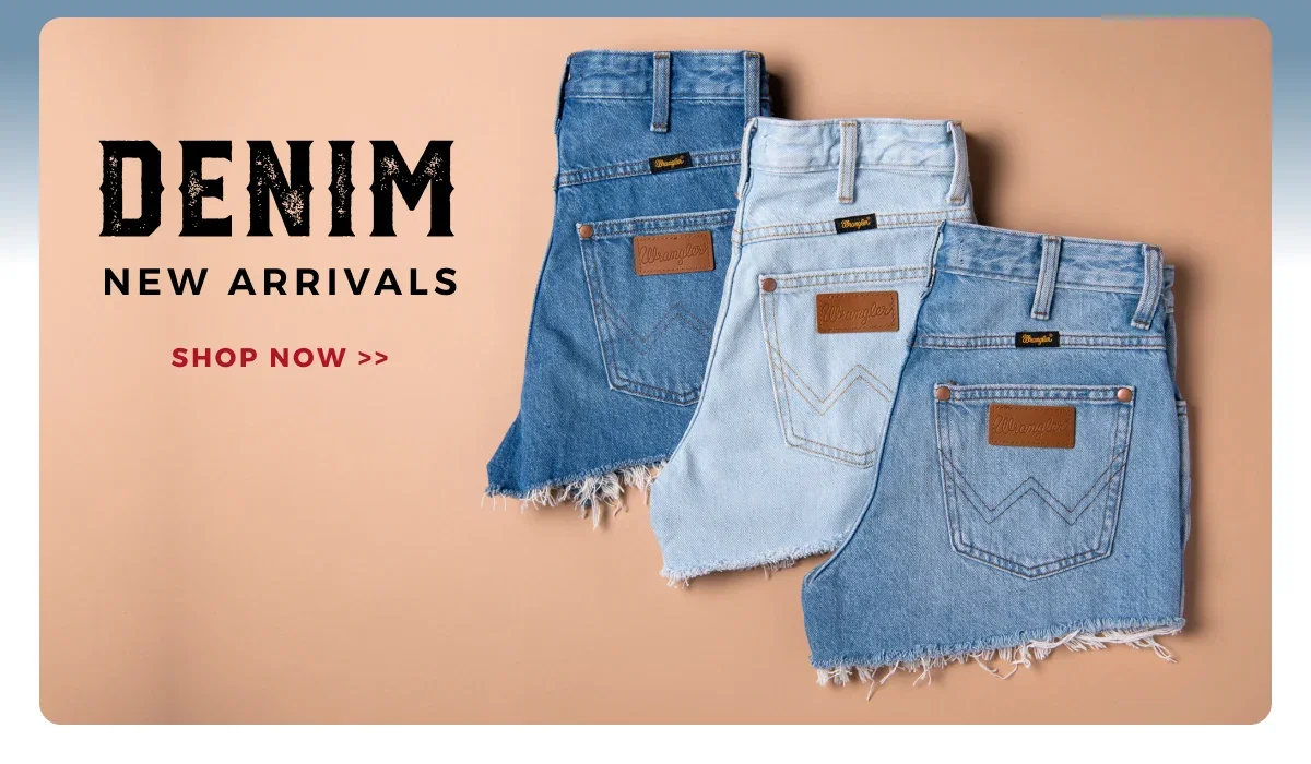 DENIM NEW ARRIVALS | SHOP NOW >>