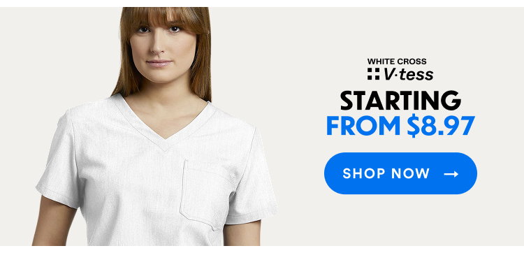 White Cross V-tess Starting From $8.97
