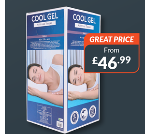 cool gel mattress topper. great price - from £46.99