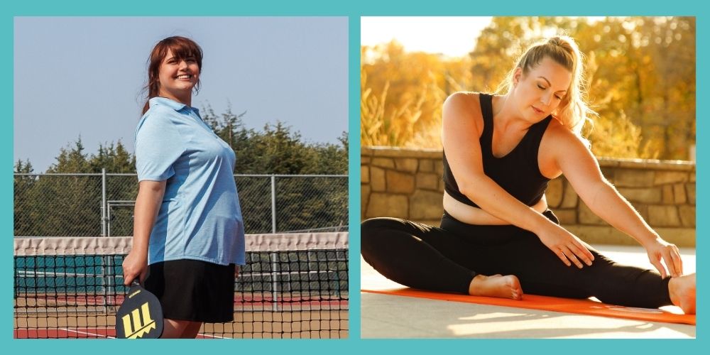 JunoActive Plus Size Women's activewear Clothing -Buy 2 Activewear items, Save 25%