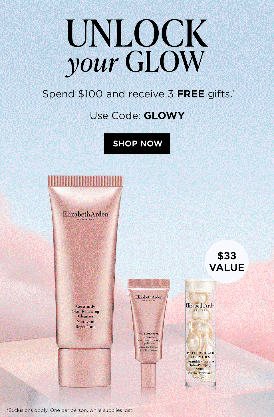 Elizabeth Arden Summer Skin Event Products