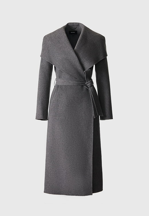 MAI-CN Double-face wool wrap coat