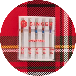 SINGER® Universal Needles Assorted Sizes 5-Pack