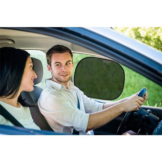 Image of 2-Pack: Durable & Flexible Easy-to-Install Window Cling Sun Shades