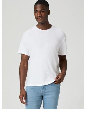 Monroe Tee in Fresh White.