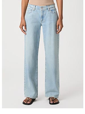 Low Rise Dana Straight Jean in Culver.
