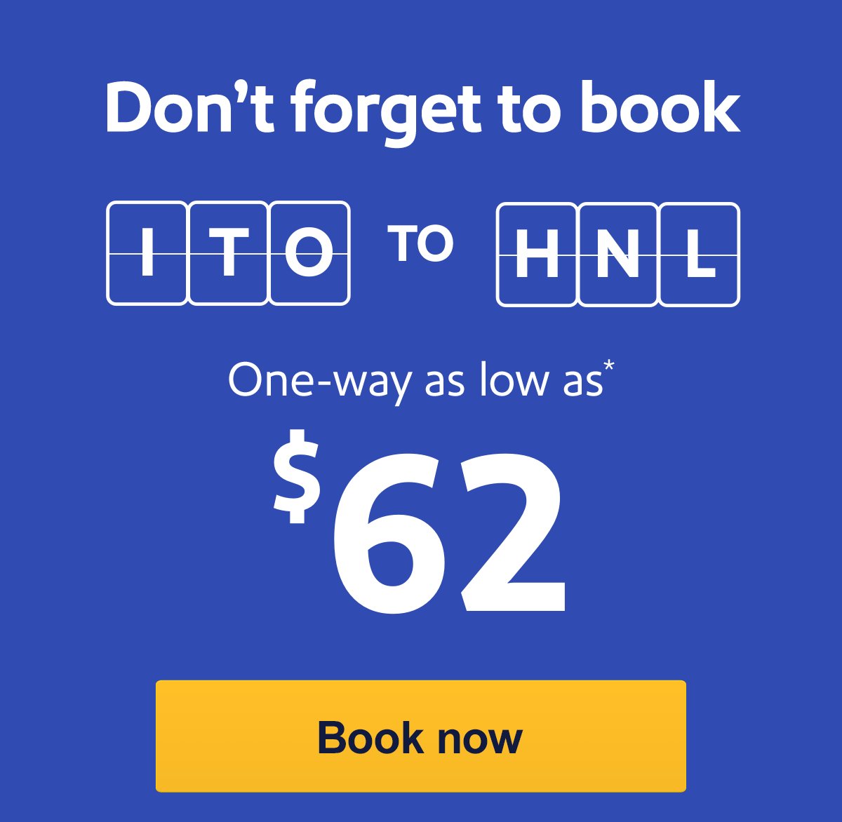 Don't forget to book your trip.
