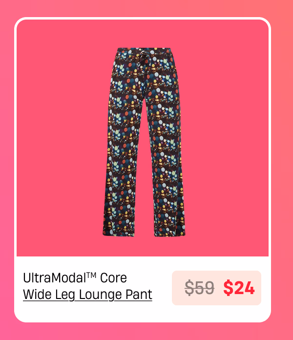 Wide Leg Lounge Pant