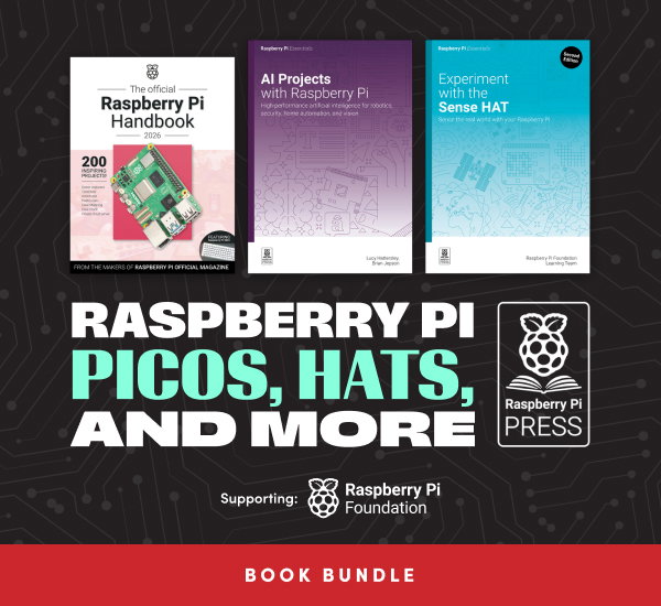 Turn your tech dreams into reality with this bundle of comprehensive and practical resources from Raspberry Pi! 