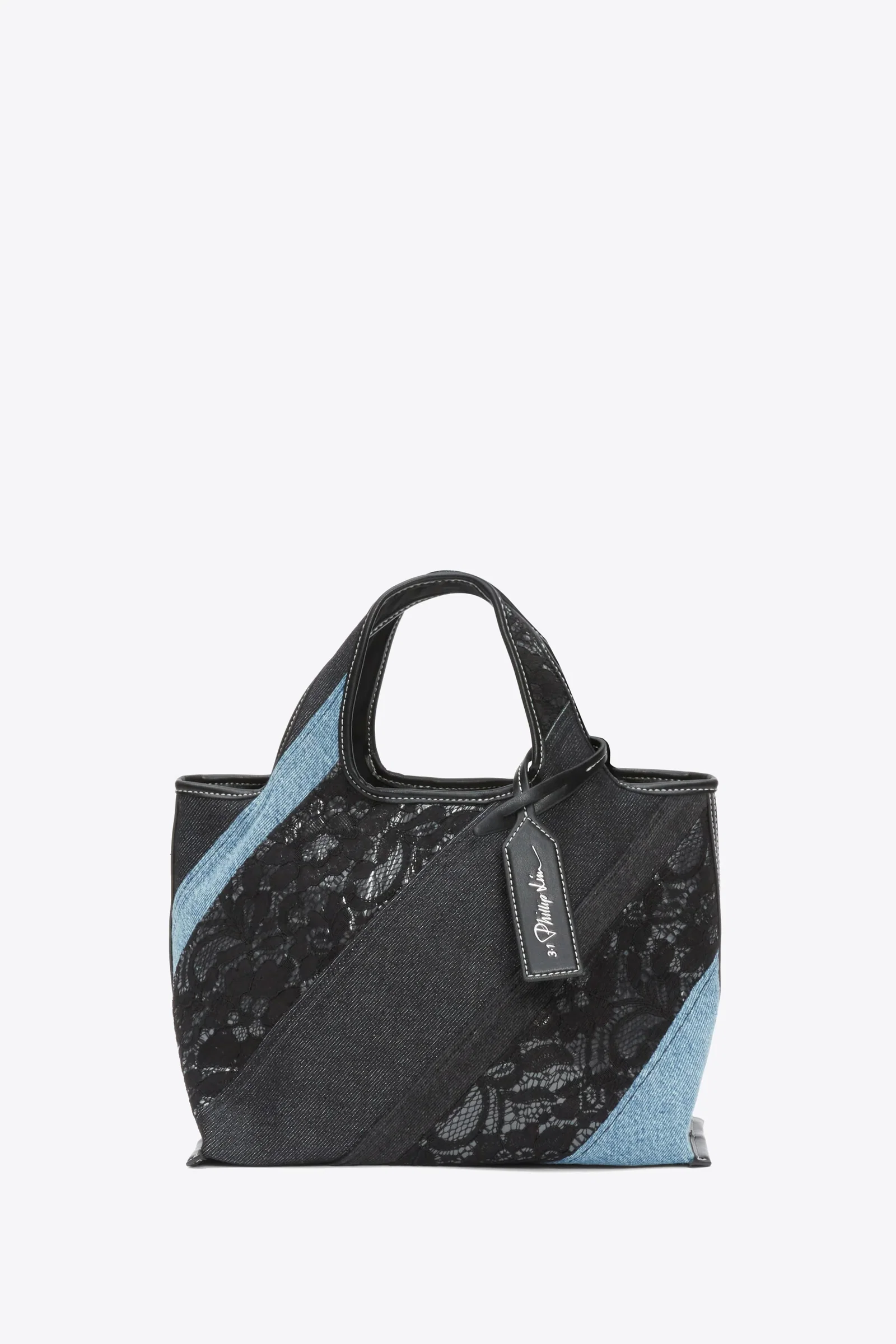 Image of Lace Patchwork Mini Market Tote