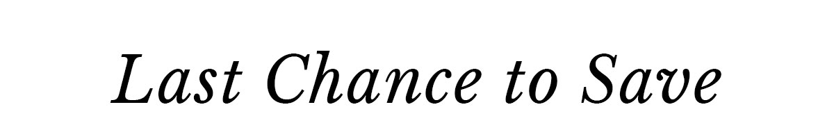 Last chance sale up to 80% off