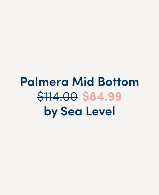 Palmera V Front Mid Bikini Bottom
