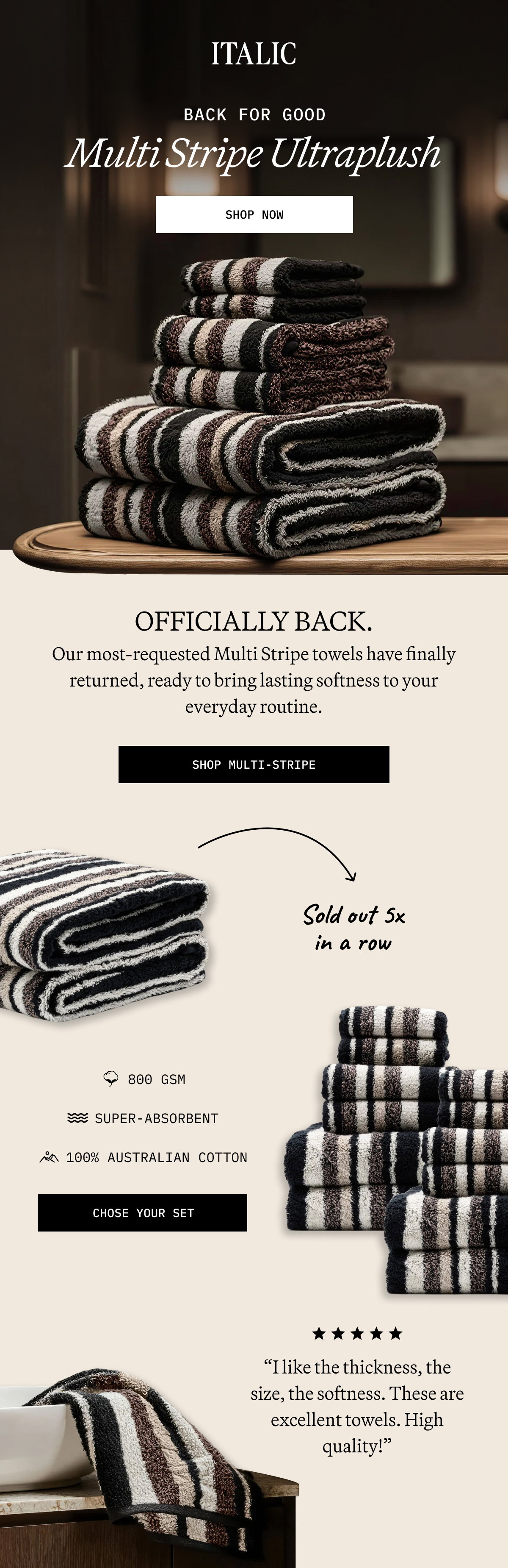 ITALIC | Multi Stripe is Back