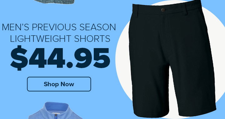 Men's Previous Season Lightweight Shorts $44.95