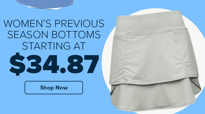 Women's Previous Season Bottoms starting at $34.87