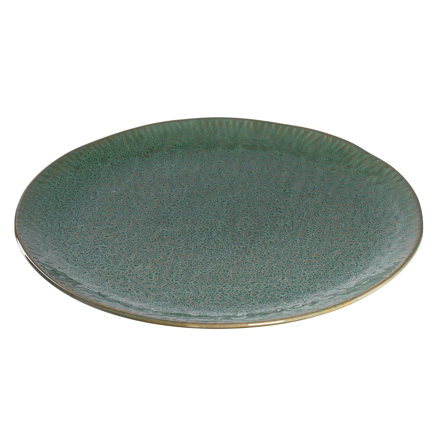 Image of Keramikteller MATERA 32 cm grün