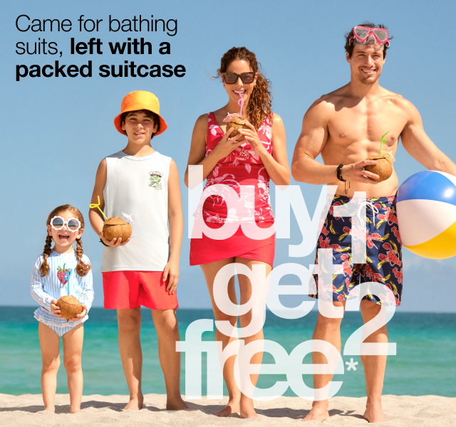 Came for bathing suits, left with a packed suitcase | buy 1 get 2 free*