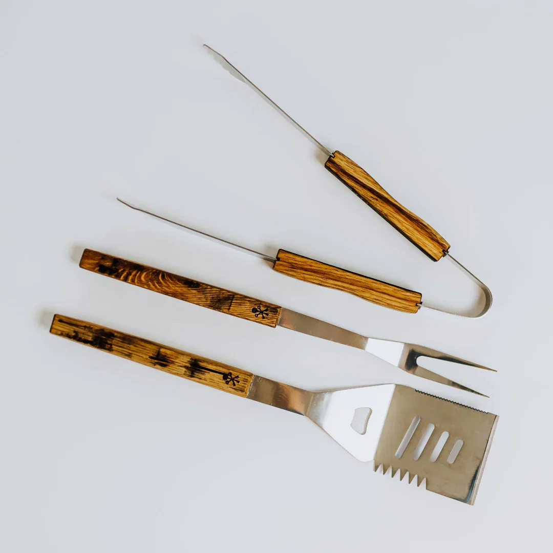 Image of Barrel Stave Grilling Tool Set