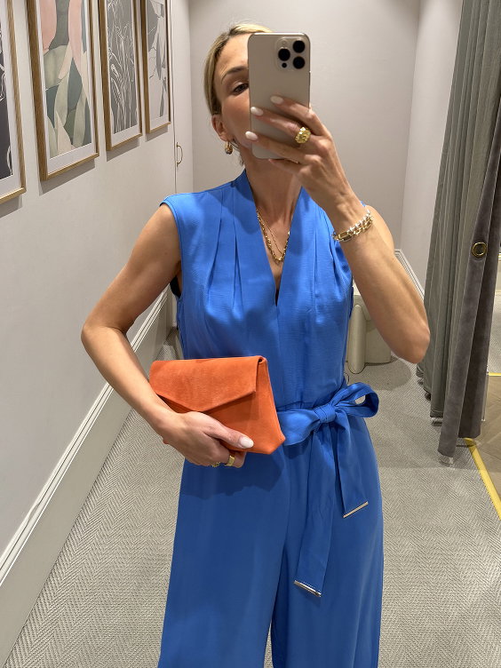 Marta V Neck Jumpsuit