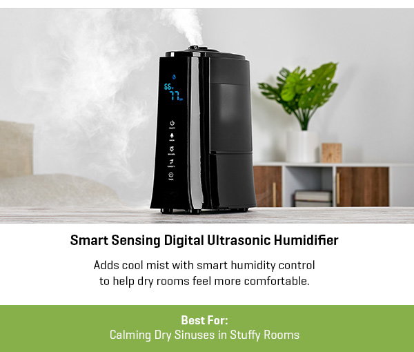 Smart Sensing Digital Ultrasonic Humidifier