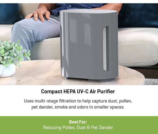 Compact HEPA UV-C Air Purifier
