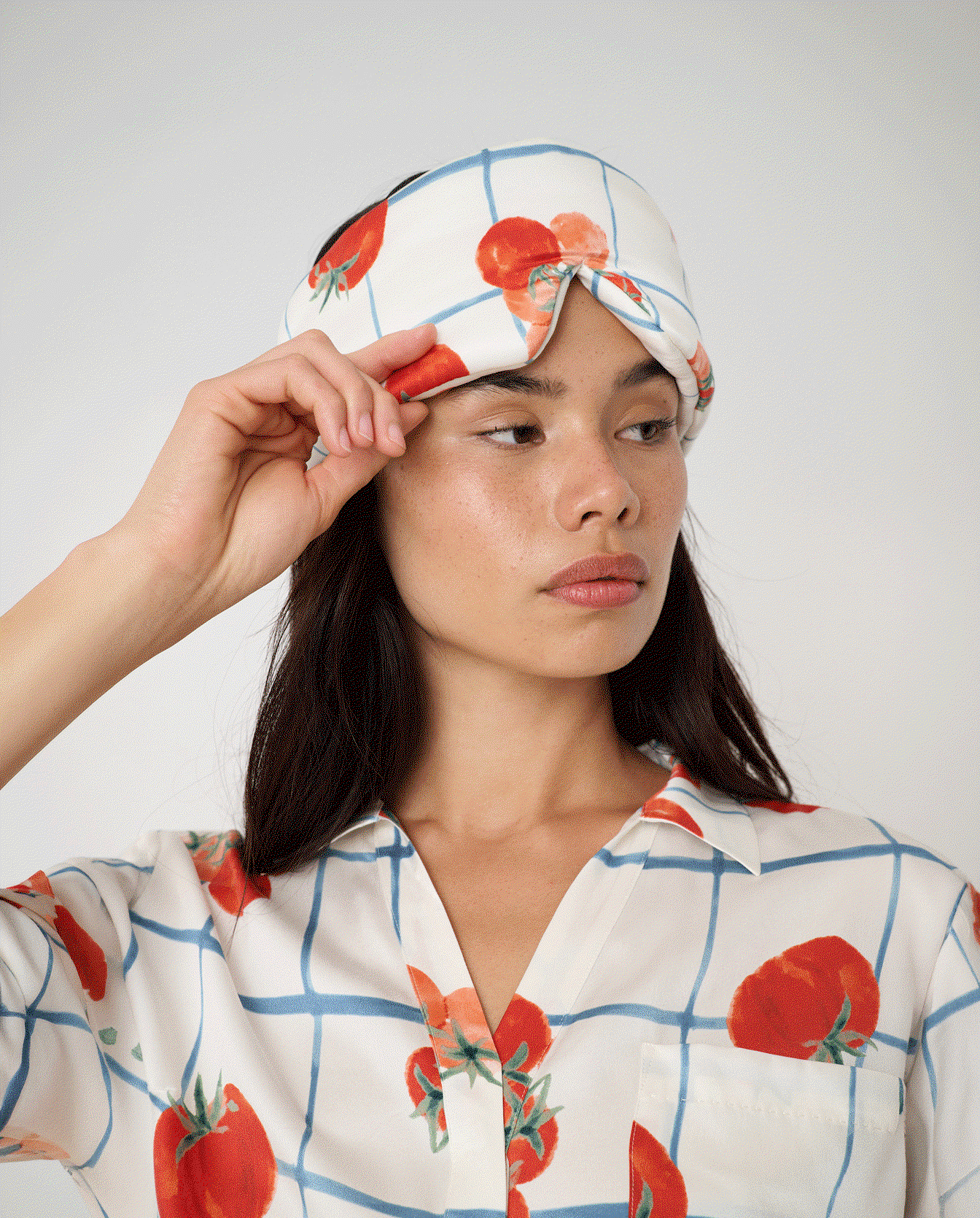 image of woman in sleep mask