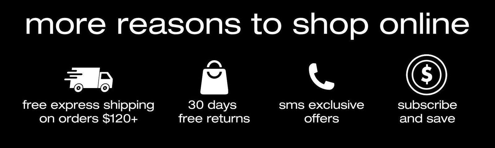 more benefits to shop online
